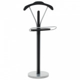 Cumpara ieftin Cuier pentru costum, negru si gri, 45 x 35 x 107 cm