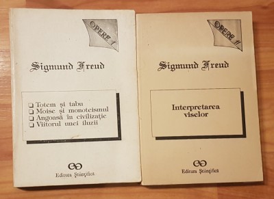 Set 2 carti de Sigmund Freud. Opere 1 + 2 foto