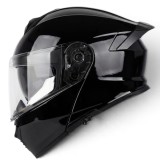 Casca Moto Flip UP Remo Helmets, Casca Modulara, Ochelari Soare Integrati, Ventilatie Dinamica, Captuseala Detasabila, Design Ergonomic, Model Black,