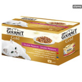 Pate Cat 4x85g Gourmet Gold, Double Pleasure