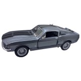 Macheta 1967 Shelby gt500 in window box, grey/black 1/36 Kinsmart