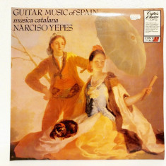 Narciso Yepes – Guitar Music Of Spain • Musica Catalana vinil, Contour Red Label