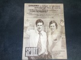 REVISTA SPORT NR 13 1973 PREZENTARE ECHIPA DINAMO