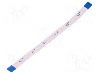 Banda FFC, 10 pini, lungime 101mm, seria {{Seria producatorului}}, GCT - 05-10-A-0101-A-4-06-4-G