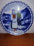 Farfurie de colectie perete portelan Engelholm Ravn Suedia port traditional