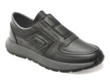 Cumpara ieftin Pantofi sport OTTER negri, DD1200, din piele naturala