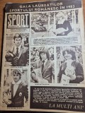 revista sport decembrie 1983 - silviu lung , maria macovei