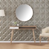 VidaXL Panouri de perete 48 buc. Beton 50x50 cm XPS 12 m&sup2; origami