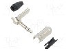 Conector jack, 6.35mm, tata, stereo, in unghi, NP3RX, Neutrik, T241358
