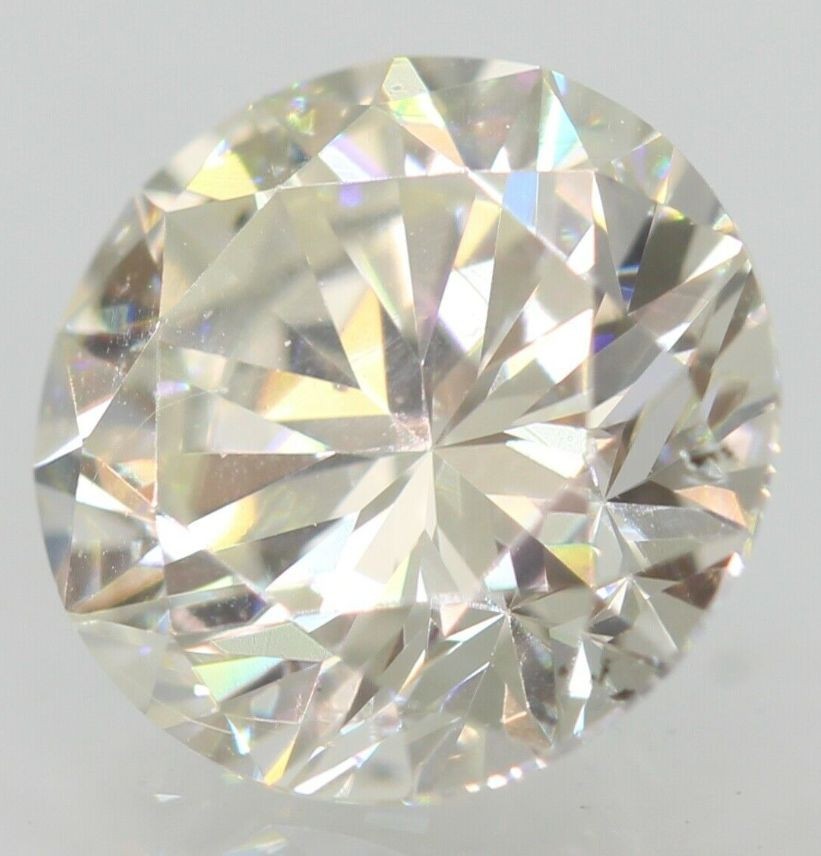 DIAMANT NATURAL ALB-Certificat Autenticitate-0,40ct.-4,75mm-O-P-VVS1-pret  f.bun, Briliant | Okazii.ro