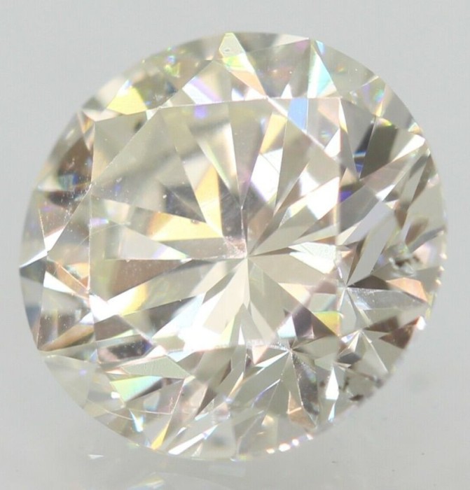 DIAMANT NATURAL ALB-Certificat Autenticitate-0,40ct.-4,75mm-O-P-VVS1-pret f.bun