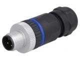 Mufă M12 4 pini tată IP67 pe cablu
