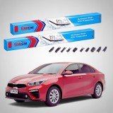Cumpara ieftin Ștergătoare Kia Cerato IV BD Sedan 2018-prezent | Set Față Flat Premium &ndash; TeamCar&reg;