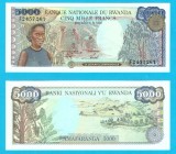 Ruanda (Rwanda) (pick 22) 5000 Francs 1988 UNC; Plantație de cafea
