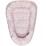 Protectie somn cu 2 fete Baby Nest Womar Zaffiro, 65 x 87 cm, Pink Stones