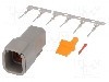 Conector auto, DTM, 6 pini, DEUTSCH - S-DTM 04-6 P