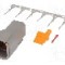 Conector auto, DTM, 6 pini, DEUTSCH - S-DTM 04-6 P