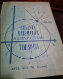 Nicolae Negoescu - Revista Matematica a Elevilor din TImisoara Anul XIII Nr. 2-1982