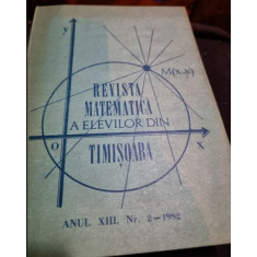 Nicolae Negoescu - Revista Matematica a Elevilor din TImisoara Anul XIII Nr. 2-1982