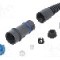 Conector fibra optica, {{Subtip conector}}, 2 pini, BULGIN - PXF6051C