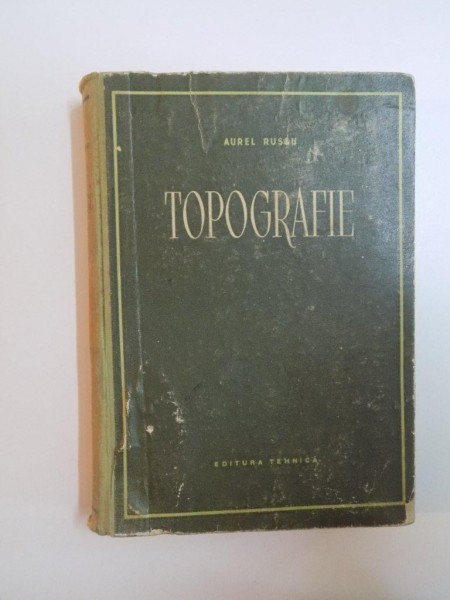 TOPOGRAFIE de AUREL RUSSU, 1955