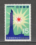 Japonia.1968 100 ani Republica Ezo GJ.98, Nestampilat