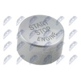 Capac buton pornire/oprire Bmw Seria 5 F10, F11 20, 7 F01, F02 20, 6 F12 20, 6 Coupe F13 20, pt comutator cu Start-Off Automat -culoare : Argintiu,