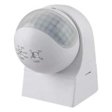 Senzor de miscare alb, distanta detectie 12 m, 220-240 V, IP44