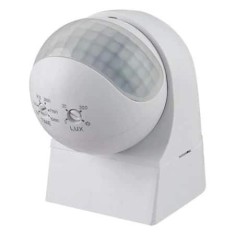Senzor de miscare alb, distanta detectie 12 m, 220-240 V, IP44