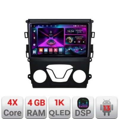 Navigatie Ford Mondeo 2013-2020 A-377 4+64 InCell Display 1K Android Waze USB Navigatie Internet Youtube Radio CarStore Technology foto