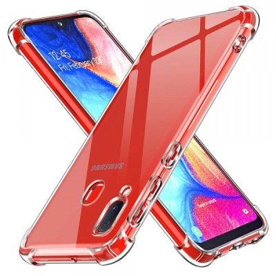 Husa pentru Samsung Galaxy A20e A202, Techsuit, Shockproof Clear, Transparenta foto
