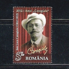 ROMANIA 2012 - " 2012 - ANUL CARAGIALE" , MNH - LP 1928
