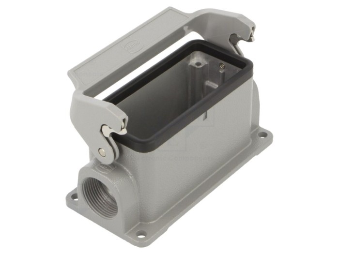 Conector Han B Base Surface LC 1 Lever 2 x M25