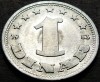 Moneda 1 DINAR - RSF YUGOSLAVIA, anul 1953 *cod 102 = UNC, Europa, Aluminiu