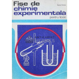 Fise de chimie experimentala pentru licee - Vasile Cristea - 1976