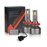 Set 2 becuri LED H7, Canbus, 180W, 30000lm, 6000k