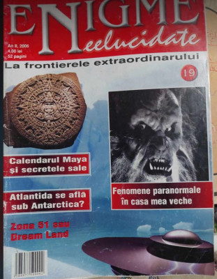 revista Enigme neelucidate - an II, 2006 foto