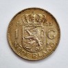 OLANDA 1 gulden 1955 _ moneda din argint _ km # 737 AG . 720 regina Julian AG, Europa