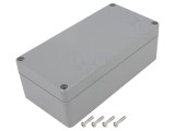 Carcasă universală IP68 GAINTA, 80x160x55mm, gri deschis, ABS