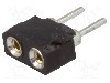 Conector 2 pini, seria {{Serie conector}}, pas pini 2.54mm, CONNFLY - DS1002-01-2*1V13-JK