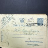CP01 Carte postala veche 1941 Constanta - Timisoara stampila CENZURAT ROMANIA si control Nr. 35 WW2