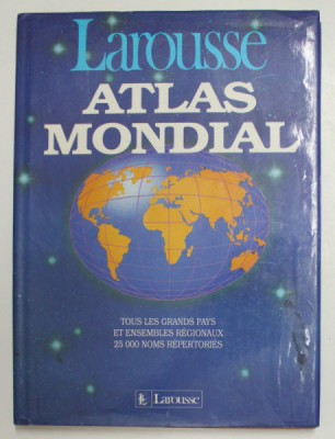 ATLAS MONDIAL LAROUSSE , 1993 foto