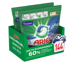 Detergent de rufe capsule Ariel All in One PODS Mountain Spring, 2x72 buc, 144 spalari foto