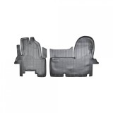 Covorase Auto Cauciuc Stil Tavita IVECO Daily IV/V 2006-2014 ALM - Impermeabile, Rezistente, Bordura Inalta