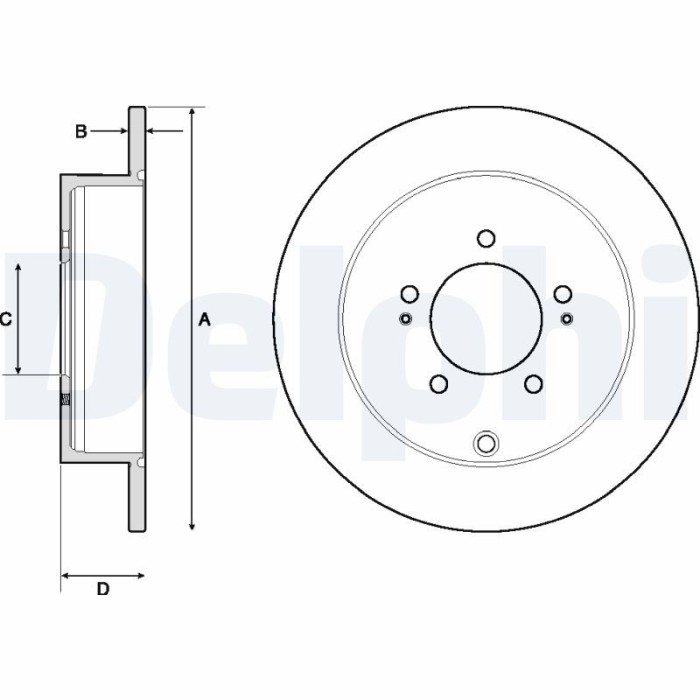 DELPHI BG4161C Disc frana
