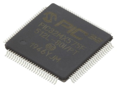 Microcontroler PIC32 512kB, TQFP100 foto