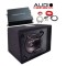 Pachet subwoofer pasiv, Audio System, M 08 EVO BR, bass reflex, difuzor 8", 20 cm, 200 W RMS in 4 ohm si amplificator 2 canale, Audio System, CARBON-1