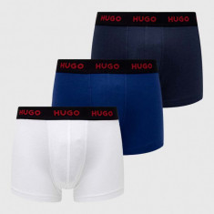 HUGO boxeri (3-pack) bărbați, culoarea bleumarin 50469766