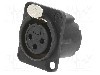 Conector, Neutrik, NC3FD-LX-B
