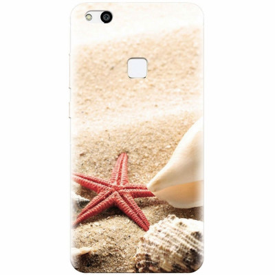 Husa silicon pentru Huawei P10 Lite, Beach Shells And Starfish foto